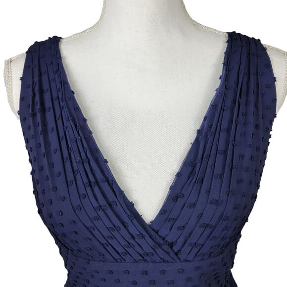 J.Crew Marlow Swiss-Dot Dress. Royal Blue 8P#026 - Picture 4 of 16